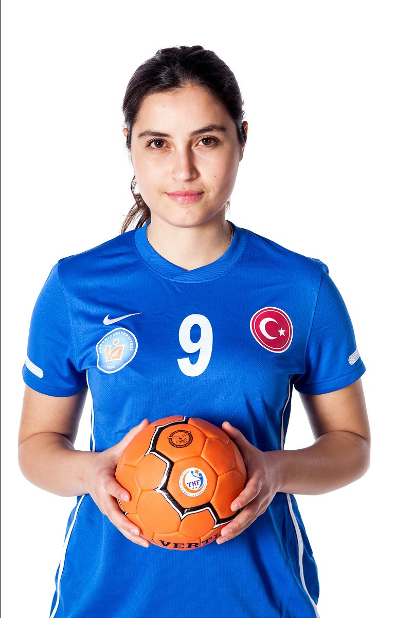 Player portrait with a ball