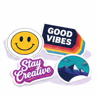 Custom sticker examples